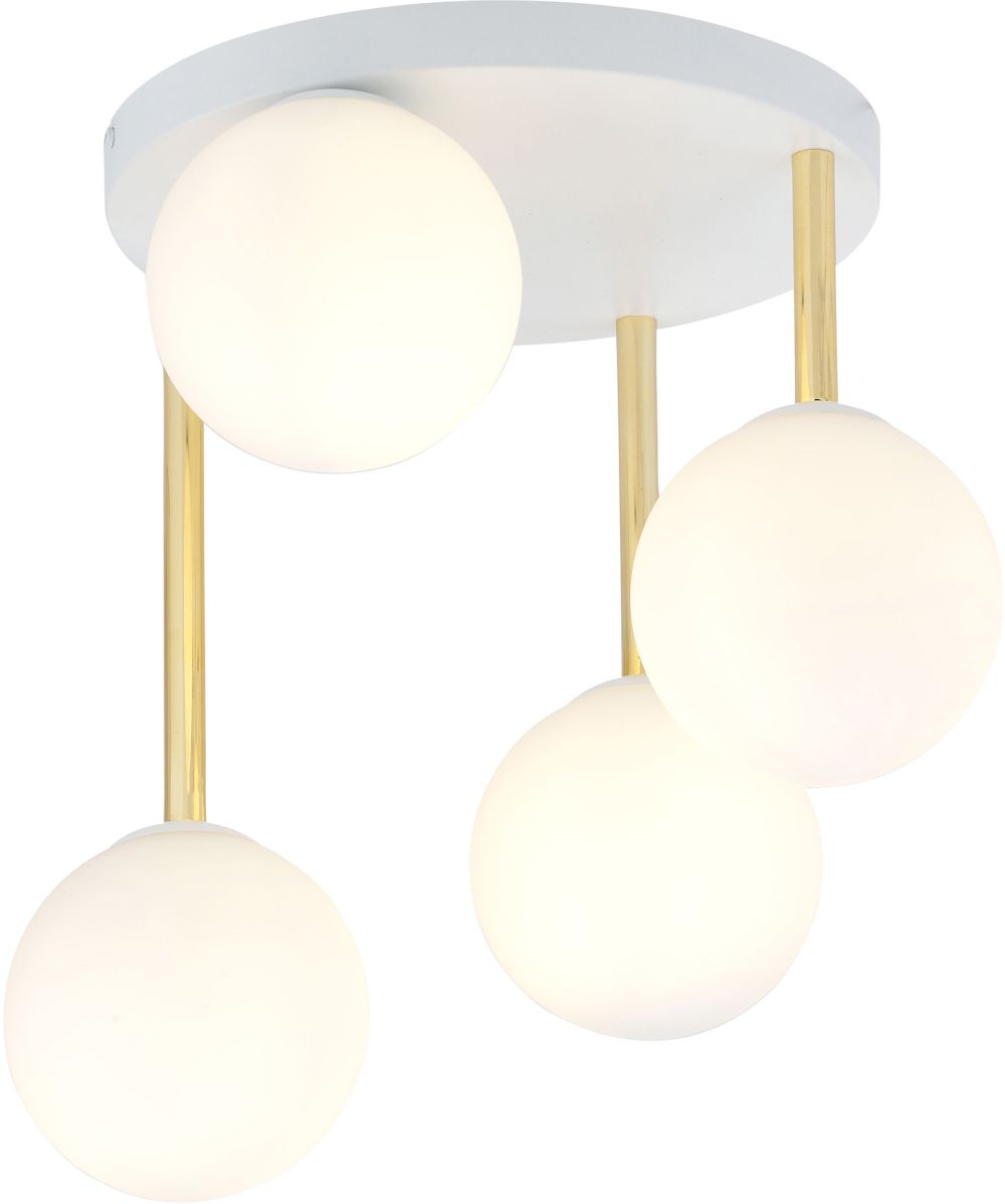 Emibig Dolce stropní světlo 4x10 W bílá-mléčná 1261/4