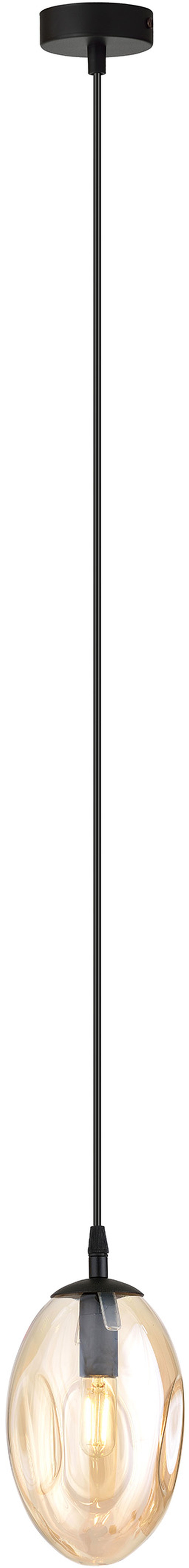 Emibig Astral závěsné svítidlo 1x10 W černá 1267/1