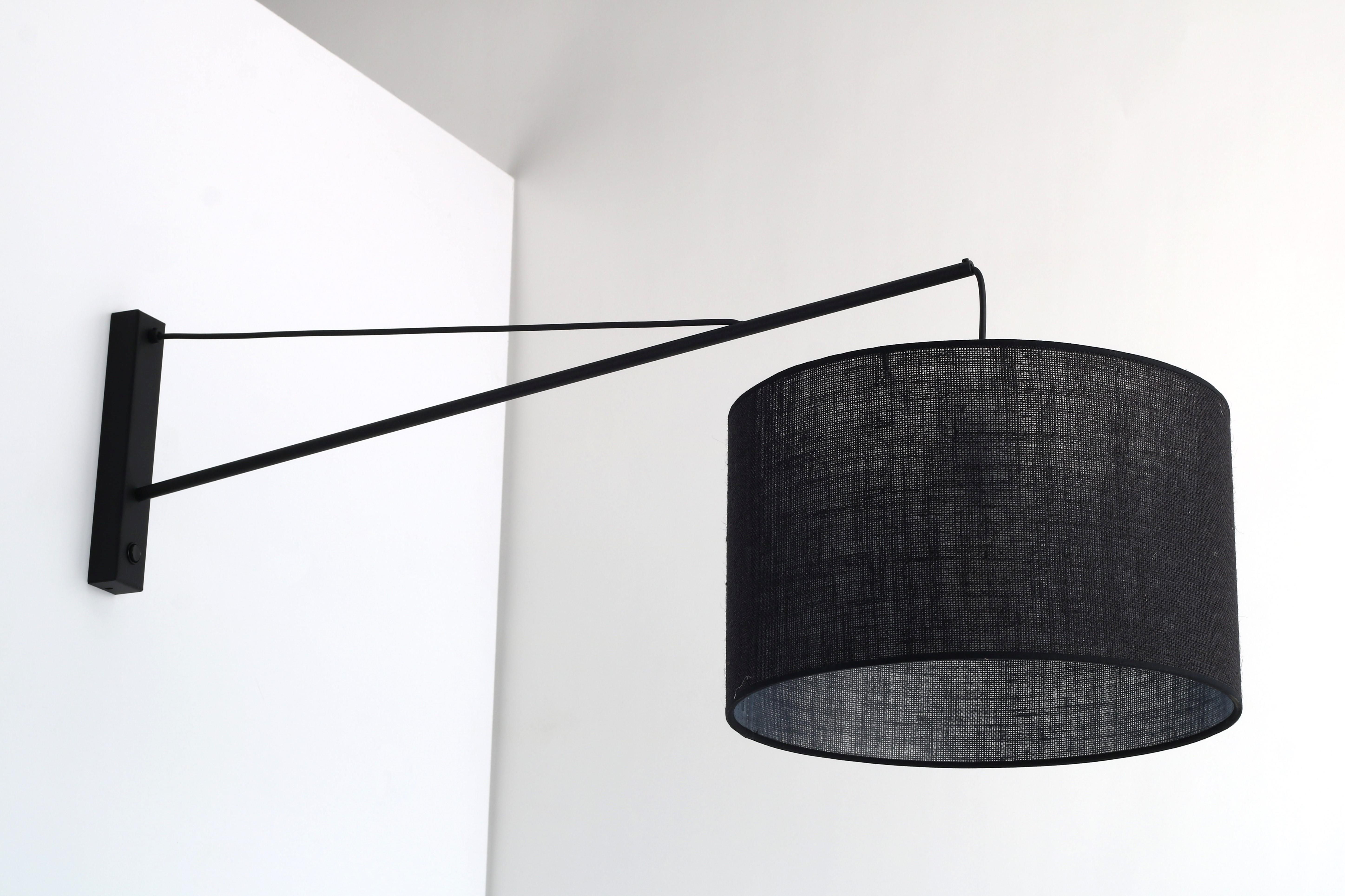 TK Lighting Grua nástěnné svítidlo 1x15 W černá 6639