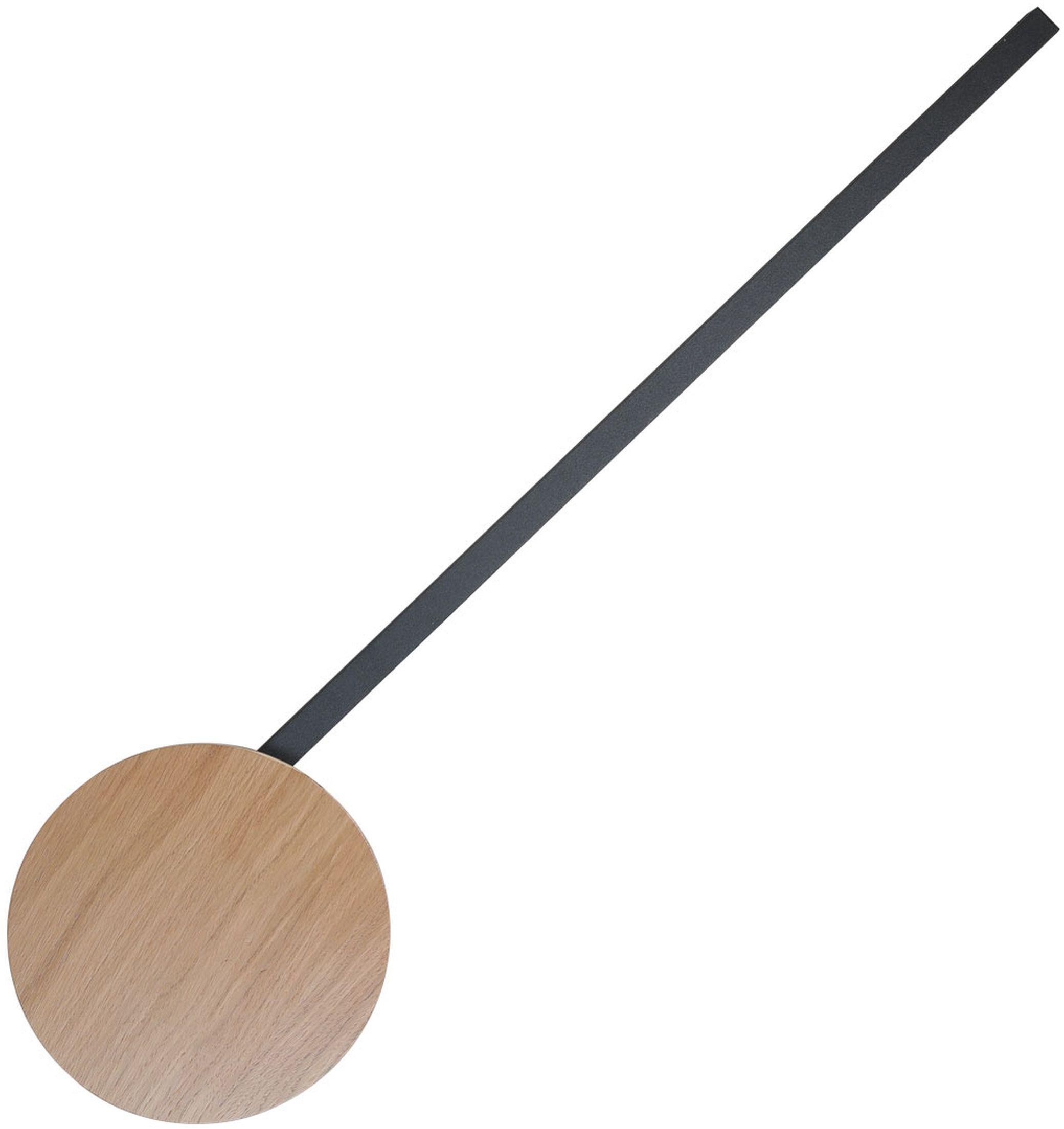 TK Lighting Java nástěnné svítidlo 1x24 W černá-dřevo 1437