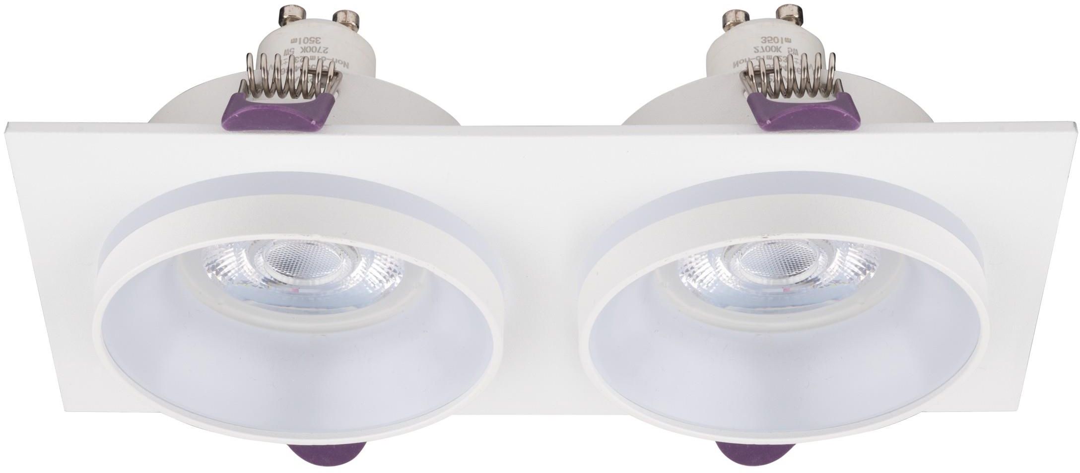 TK Lighting Jet zapuštěná světla 2x10 W bílá 6924