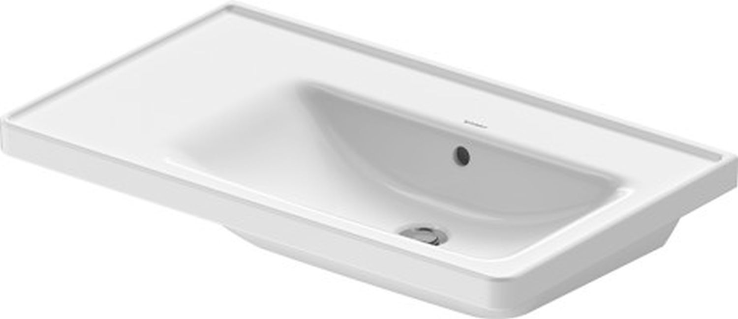 Duravit D-Neo umyvadlo 80x48 cm obdélníkový nábytkový bílá 2370800060