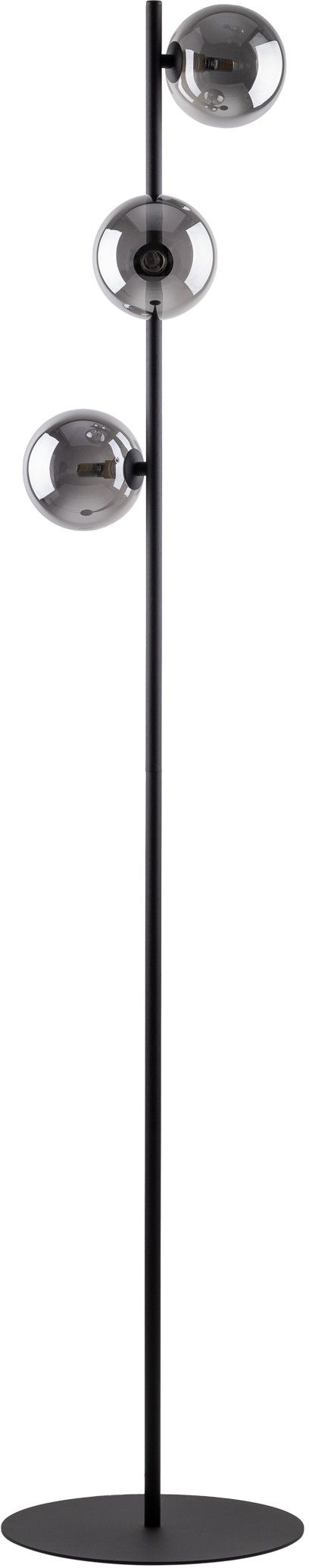 TK Lighting Esme stojací lampa 3x6 W černá 5717