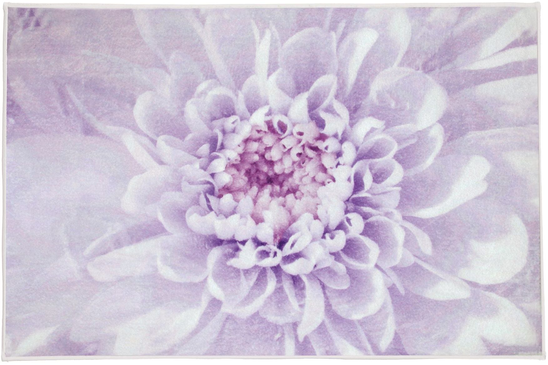 Kleine Wolke Dahlia koupelnová podložka 60x50 cm obdélníkový bílá-fialová 9185851433