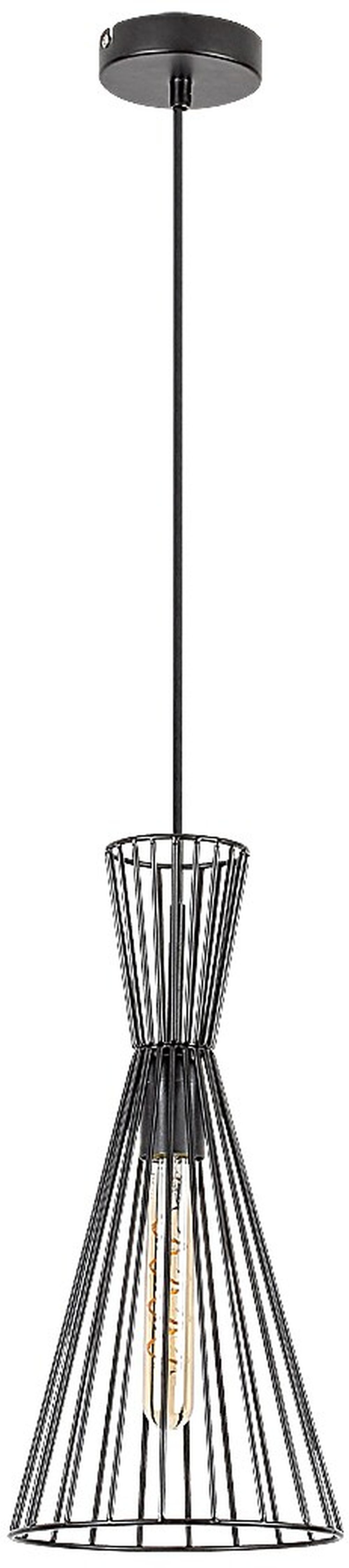 Rabalux Leandros závěsné svítidlo 1x60 W černá 72005