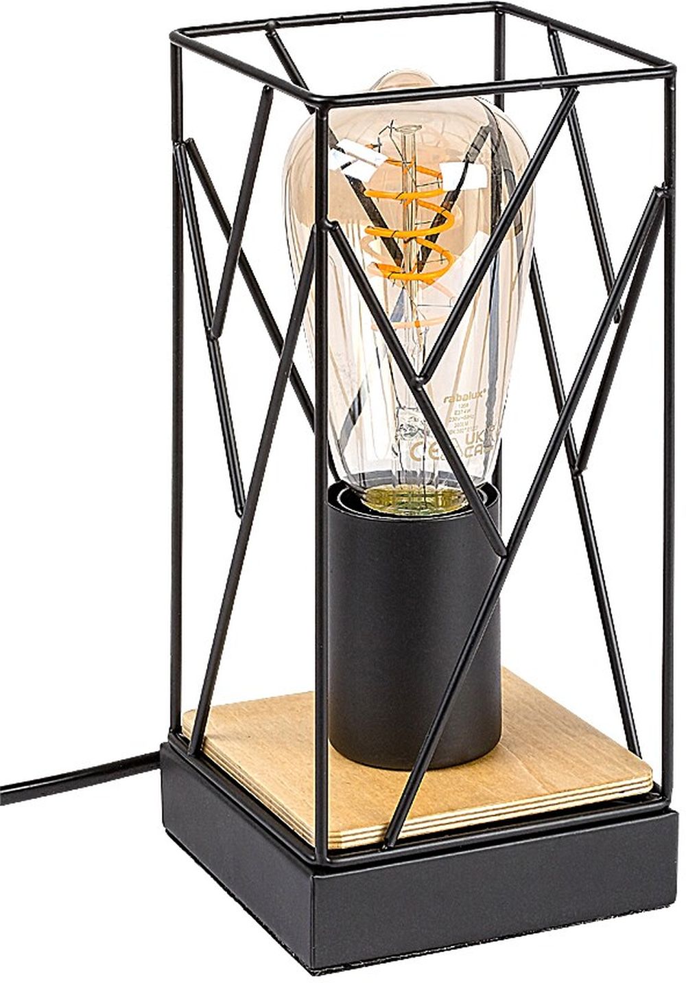 Rabalux Boire stolní lampa 1x40 W černá 74006