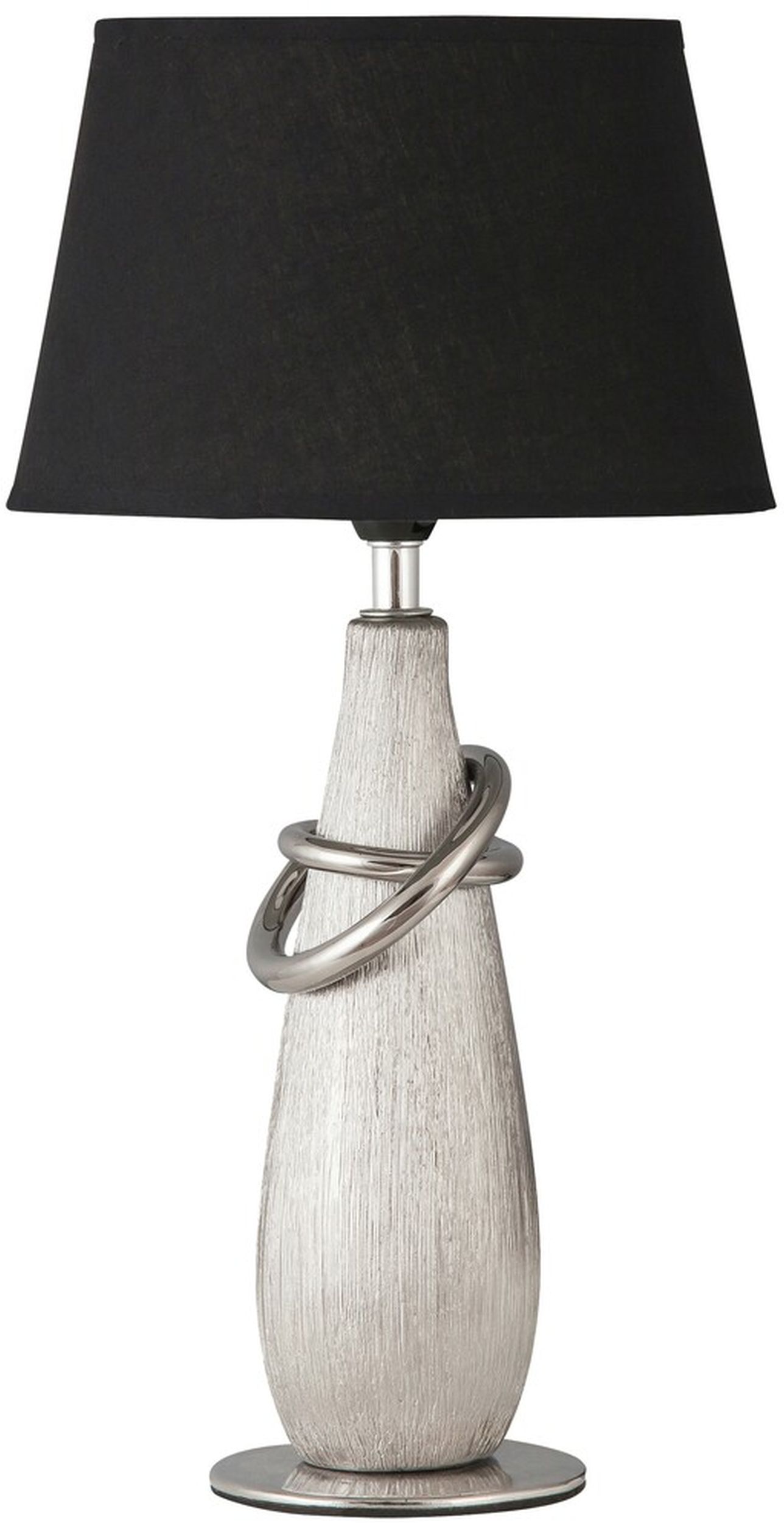 Rabalux Evelyn stolní lampa 1x40 W černá-stříbrná 4372