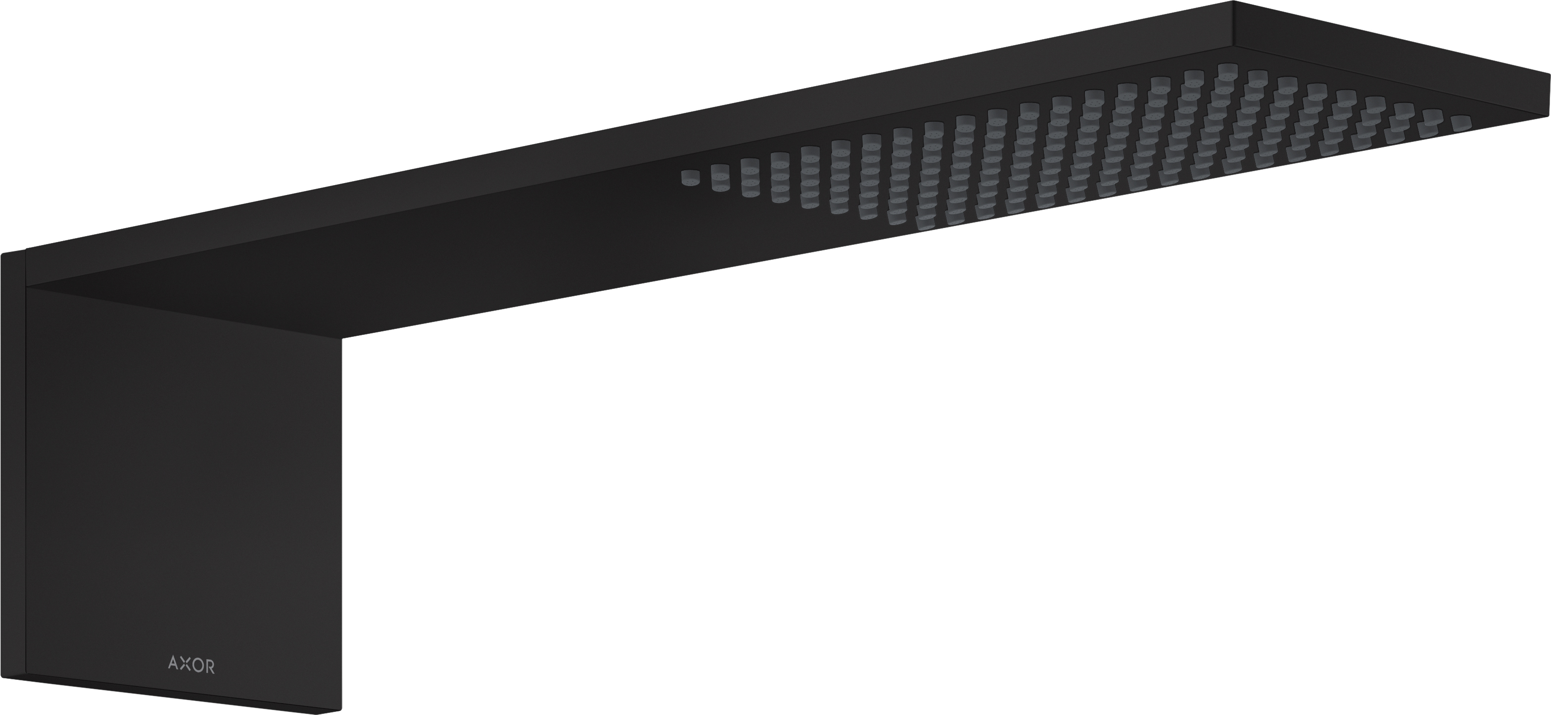 Axor ShowerComposition hlavová sprchá s ramenem 42.5x11 cm obdélníkový černá 12592670