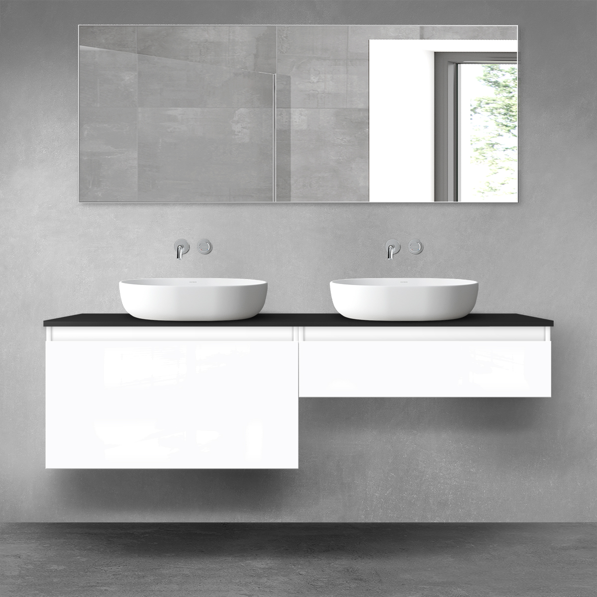 Sada skříňka Oltens Vernal 60014000, skříňka Oltens Vernal 60010000, 63008300