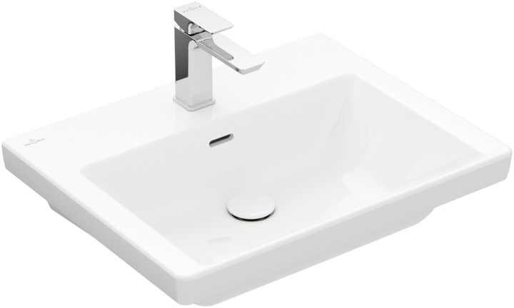 Villeroy & Boch Subway 3.0 umyvadlo 60x47 cm obdélníkový klasický-nábytkový bílá 4A706GR1