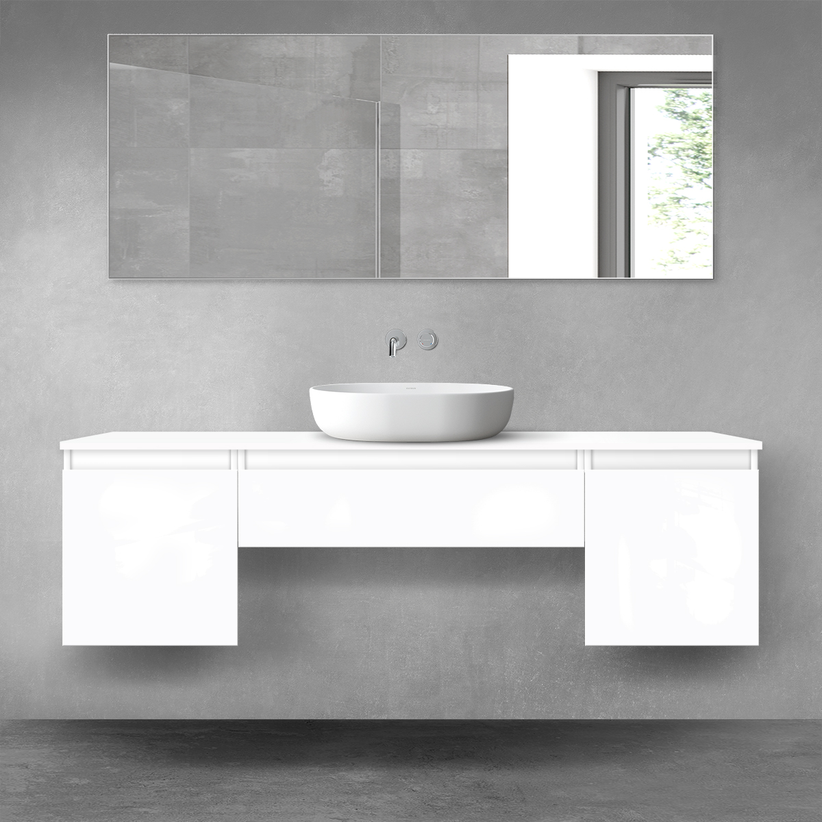 Sada skříňka Oltens Vernal 60010000, skříňka Oltens Vernal 60017000, 60018000, 63008000