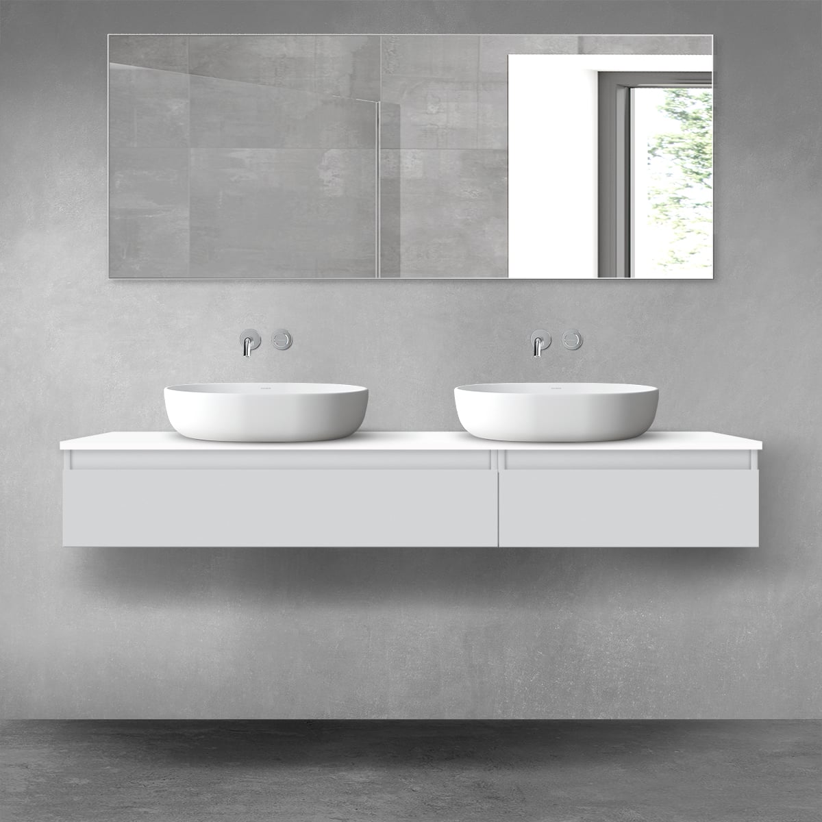 Sada skříňka Oltens Vernal 60011700, skříňka Oltens Vernal 60009700, 63008000