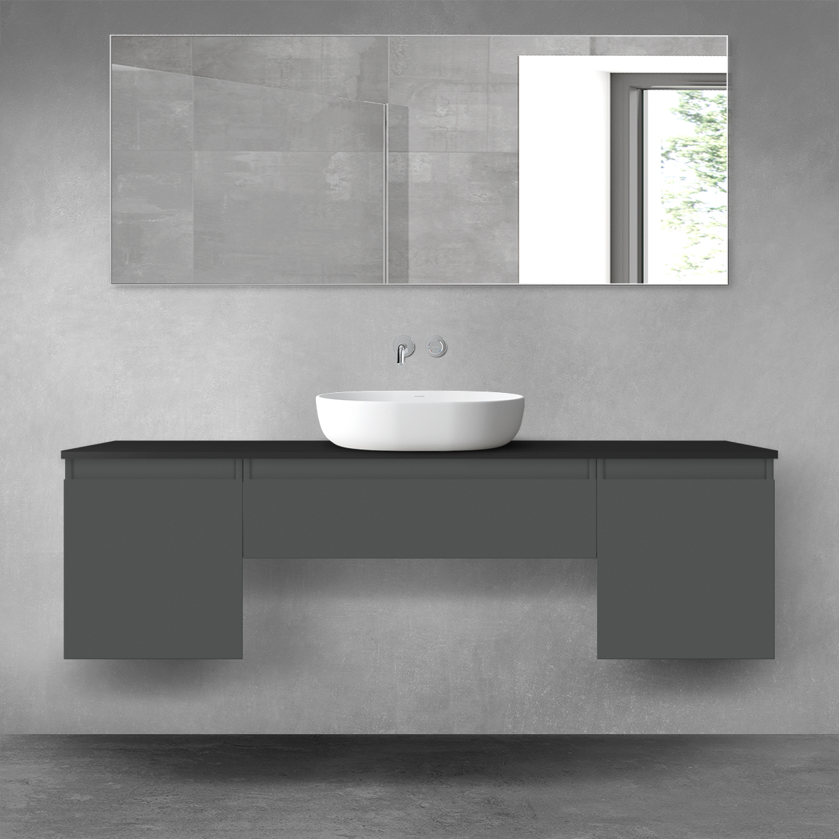 Sada skříňka Oltens Vernal 60010400, skříňka Oltens Vernal 60017400, 63008300