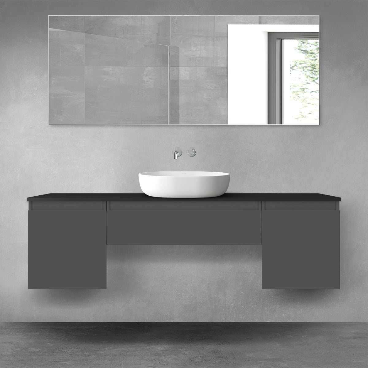 Sada skříňka Oltens Vernal 60010400, skříňka Oltens Vernal 60018400, 63008300