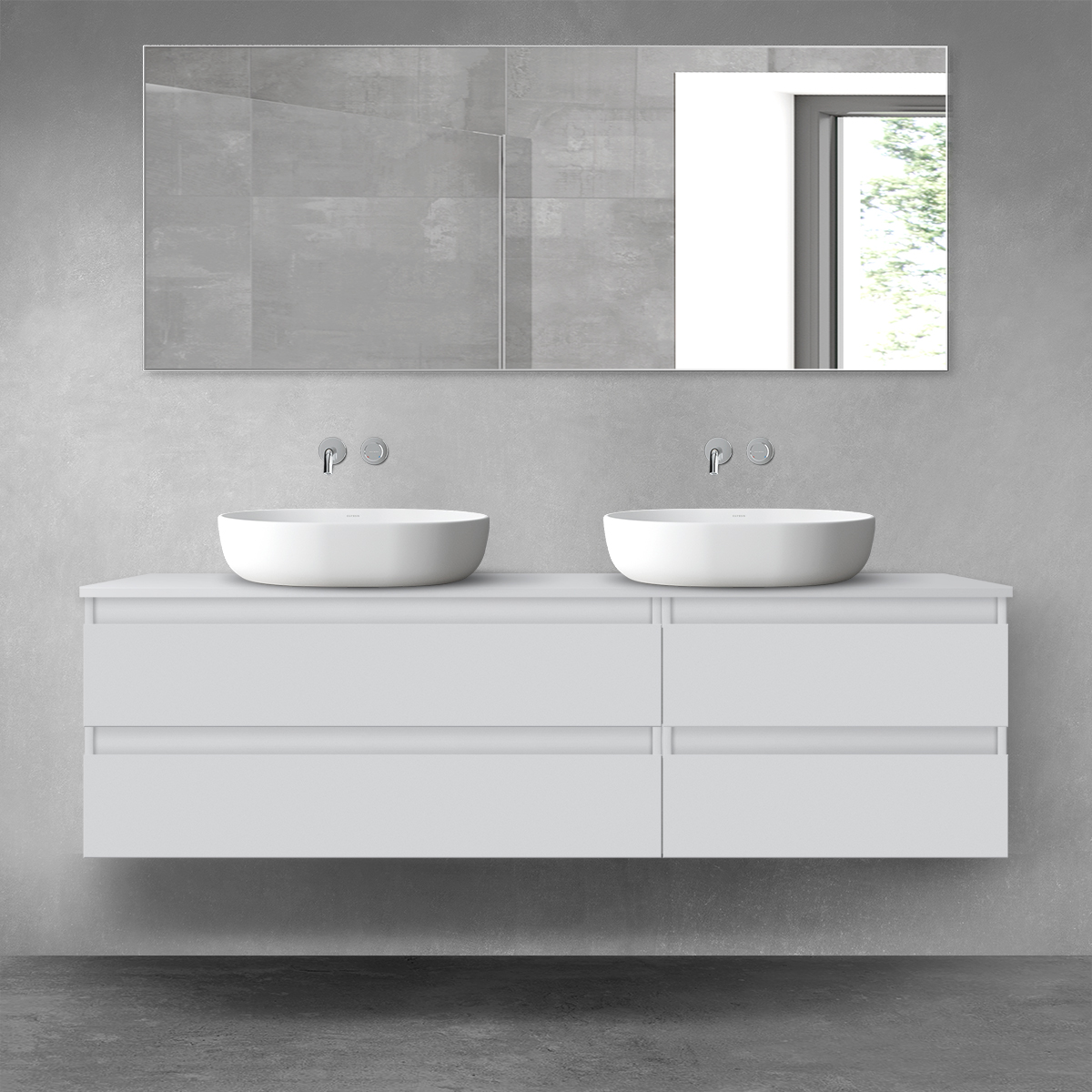 Sada skříňka Oltens Vernal 60002700, skříňka Oltens Vernal 60000700, 63008700