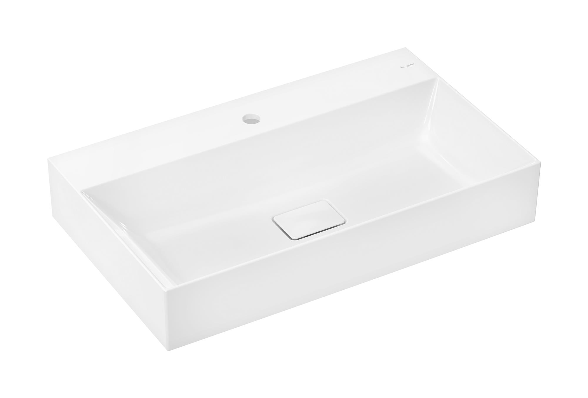 Hansgrohe Xevolos E umyvadlo 80x48 cm obdélníkový klasický bílá 61096450