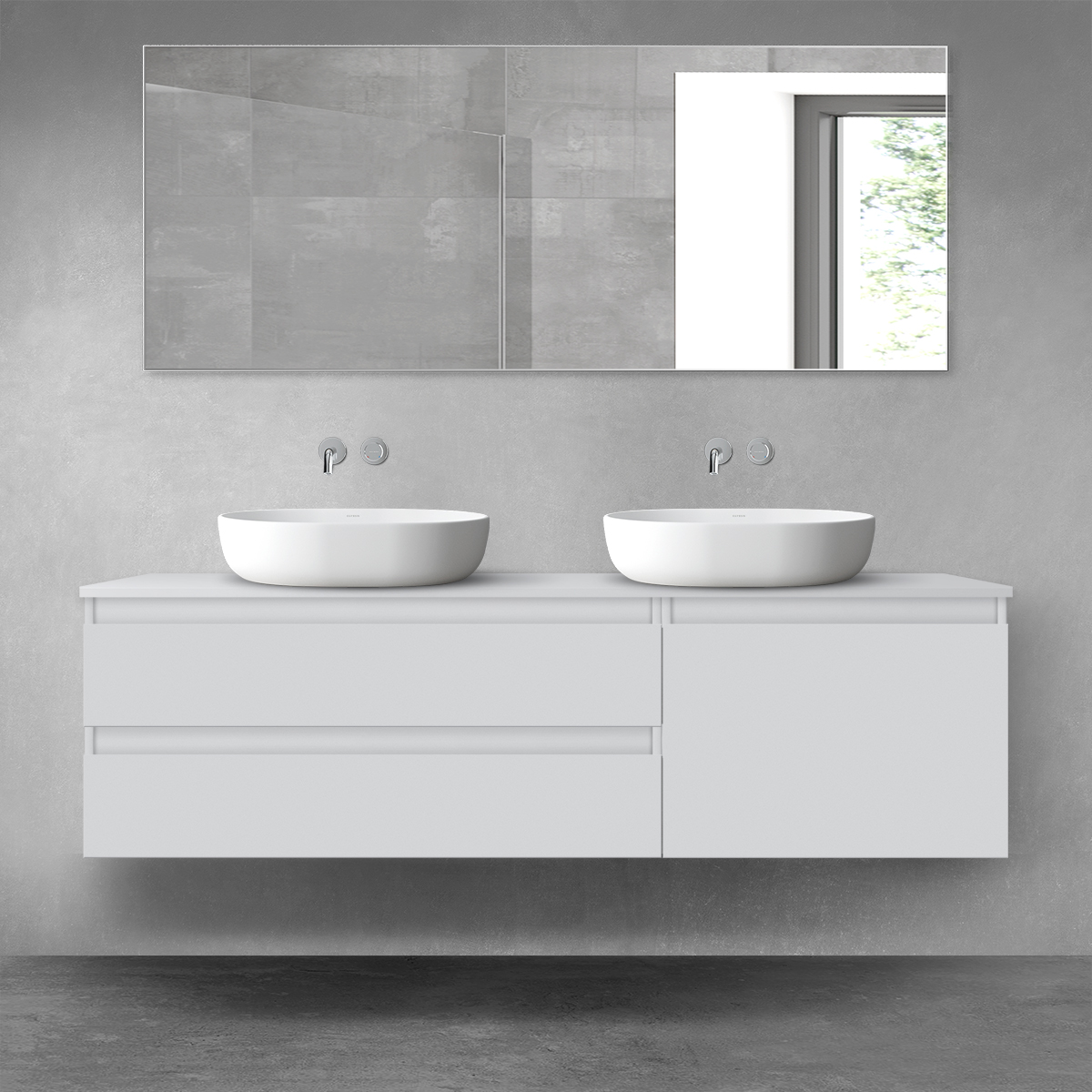 Sada skříňka Oltens Vernal 60002700, skříňka Oltens Vernal 60013700, 63008700