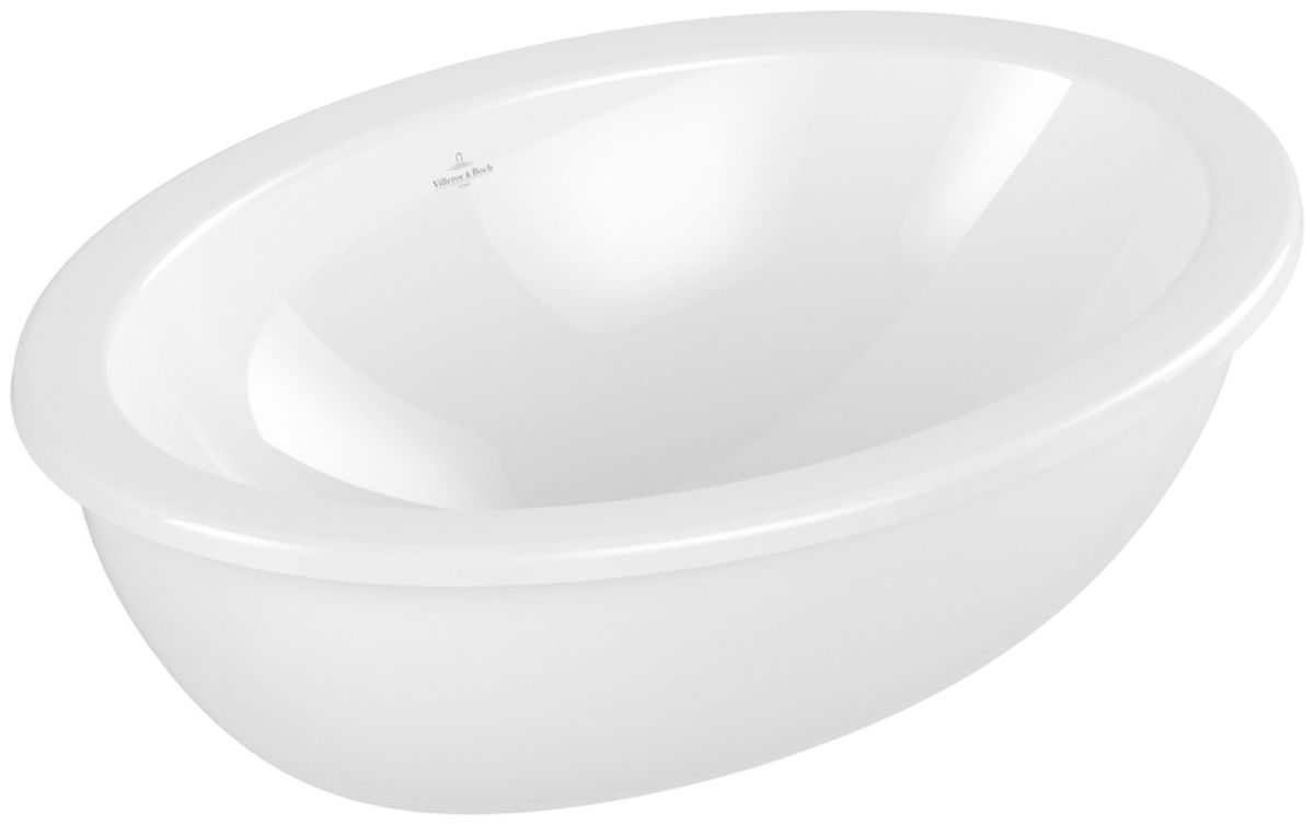 Villeroy & Boch Loop & Friends umyvadlo 56x38 cm oválné pod pult bílá 4A5500R1