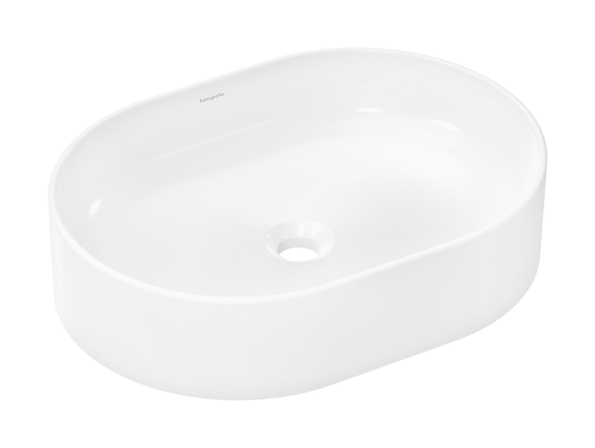 Hansgrohe Xuniva U umyvadlo 55x40 cm oválné na pult bílá 61073450