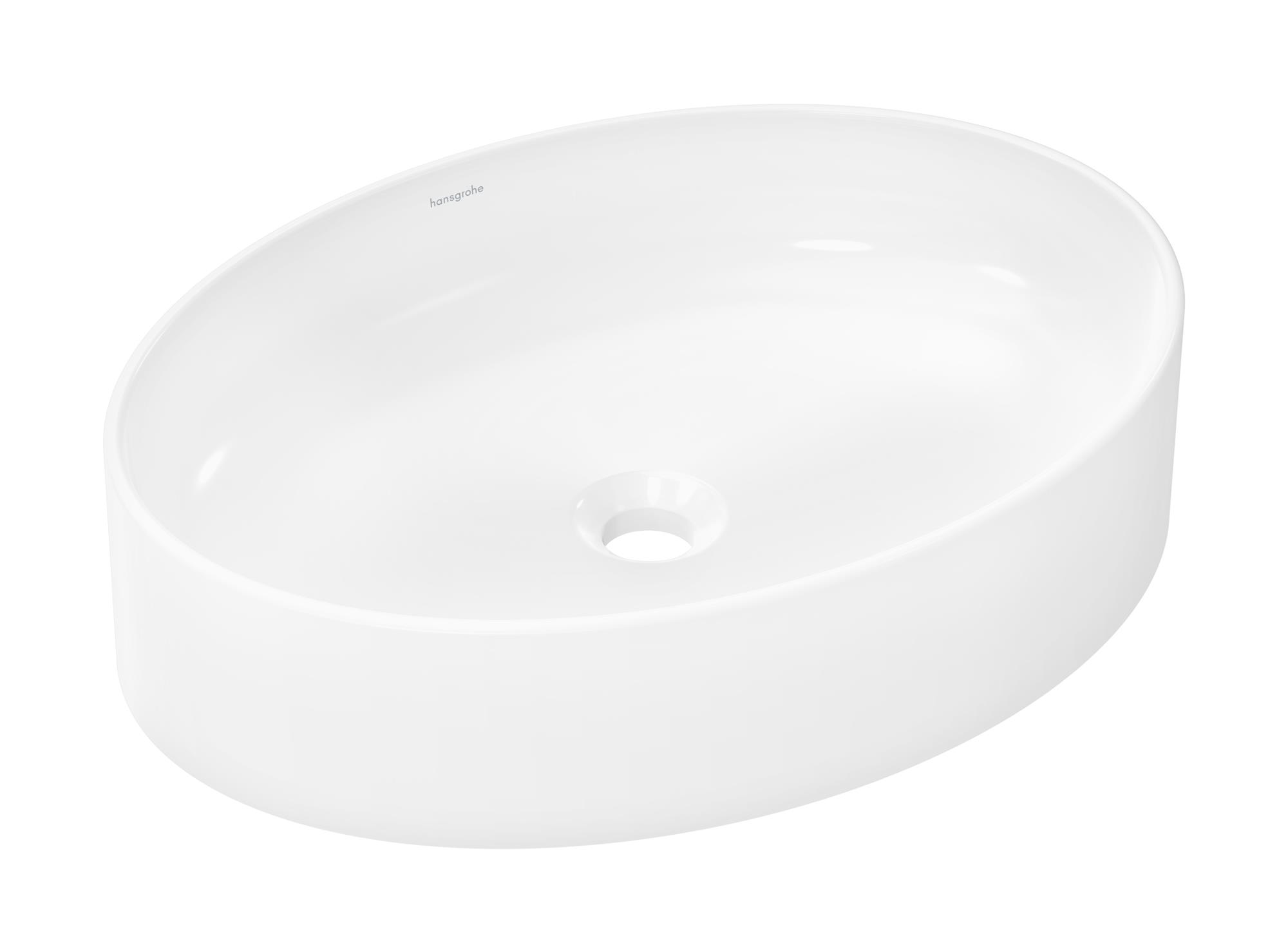 Hansgrohe Xuniva D umyvadlo 55x40 cm oválné na pult bílá 60165450