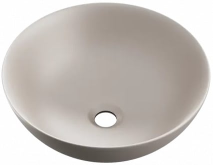 Excellent Luqa umyvadlo 40x40 cm kulatý na pult hnědá/béžová CEAC.6401.400.CAM