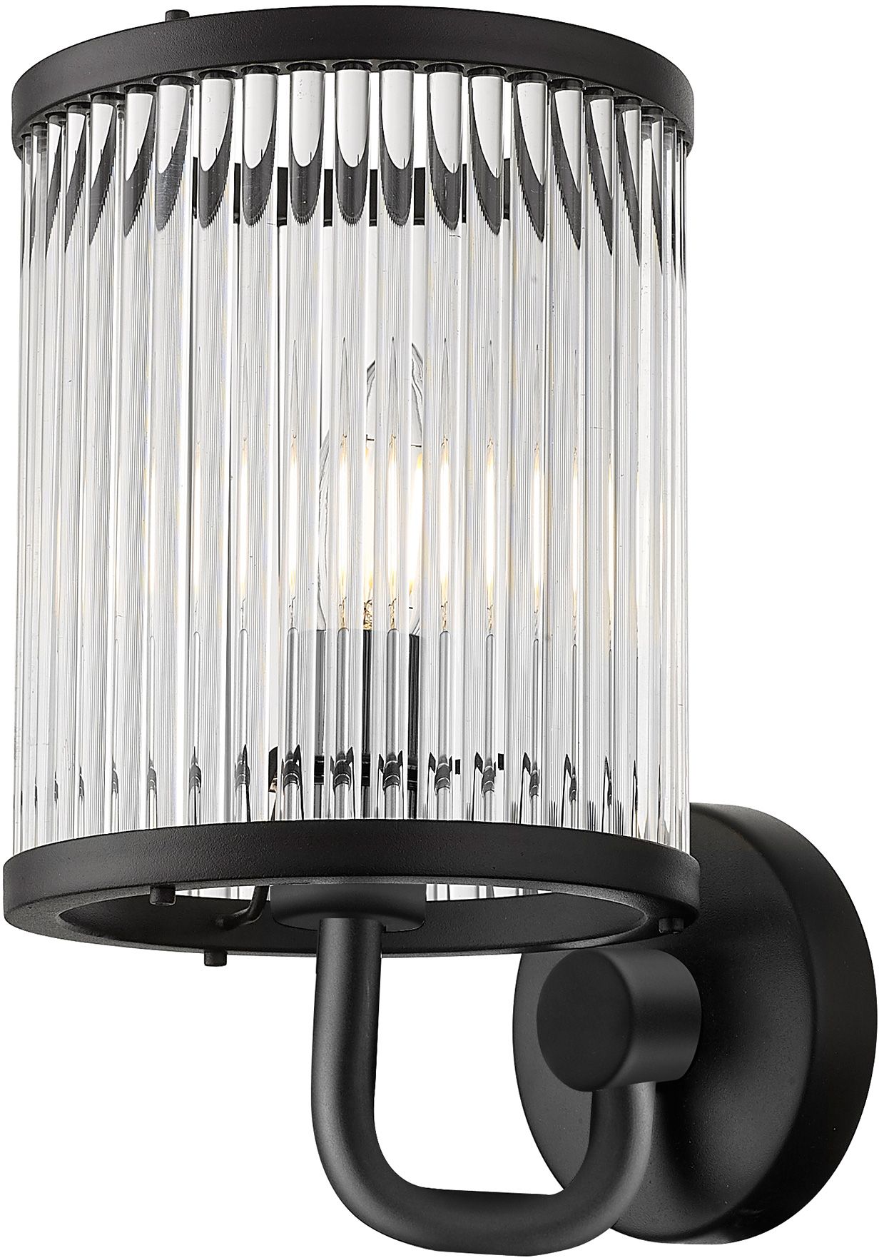 Zuma Line Sergio nástěnné svítidlo 1x60 W černá W0528-01F-P7AC