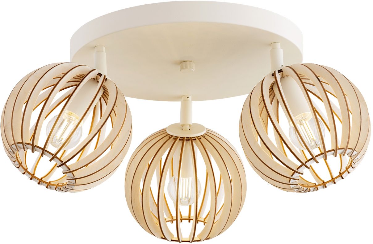 Argon Parula stropní světlo 3x7 W hnědá-béžová 6263