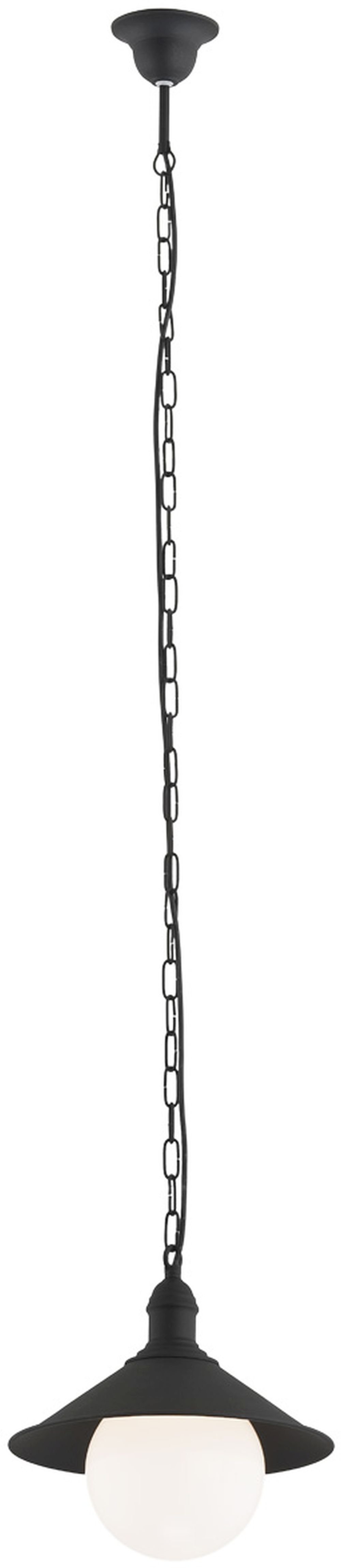 Argon Erba Bis venkovní závěsná lampa 1x15 W černá 3285
