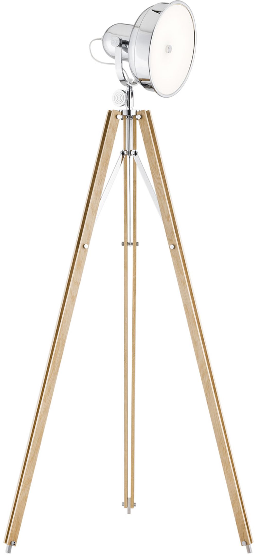 Argon Foto New stojací lampa 1x22.5 W chrom-dřevo 3354