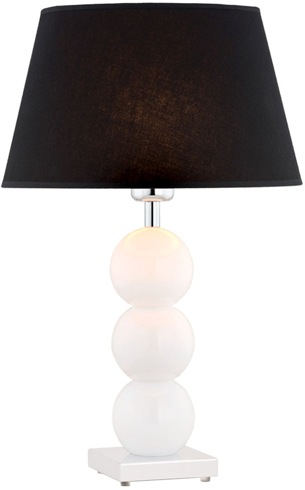 Argon Fudżi stolní lampa 1x15 W bílá-černá 3624