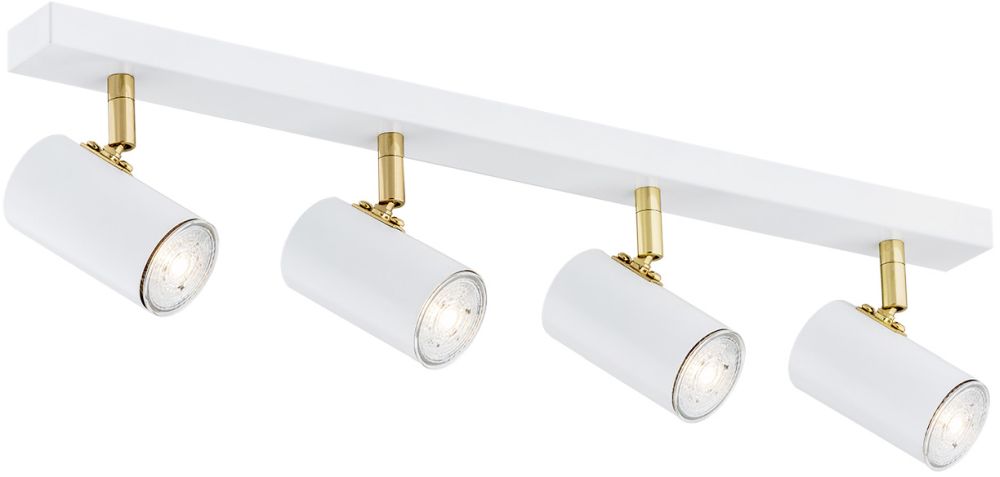 Argon Lagos stropní světlo 4x5 W bílá-mosaz 1689