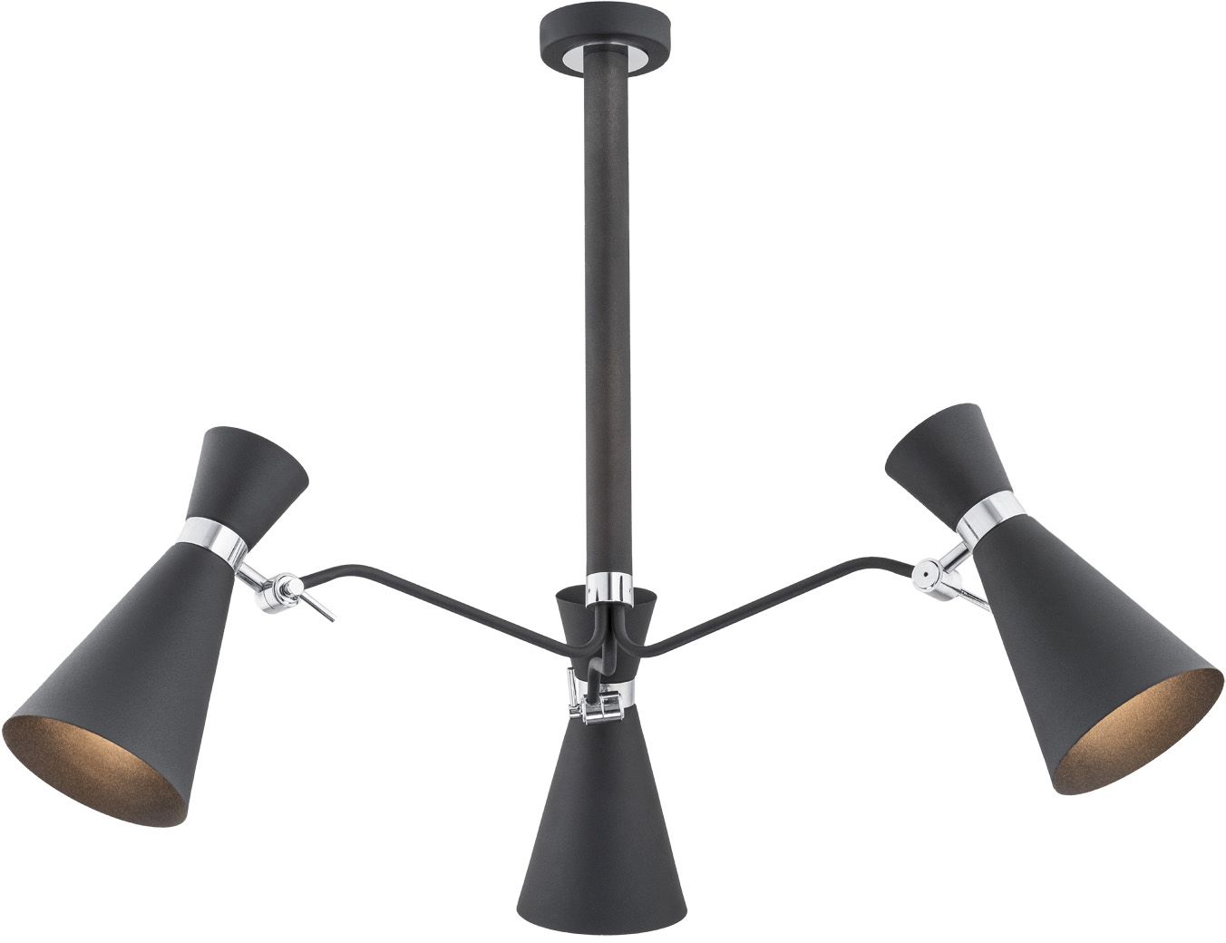 Argon Lukka stropní světlo 3x15 W černá 1380