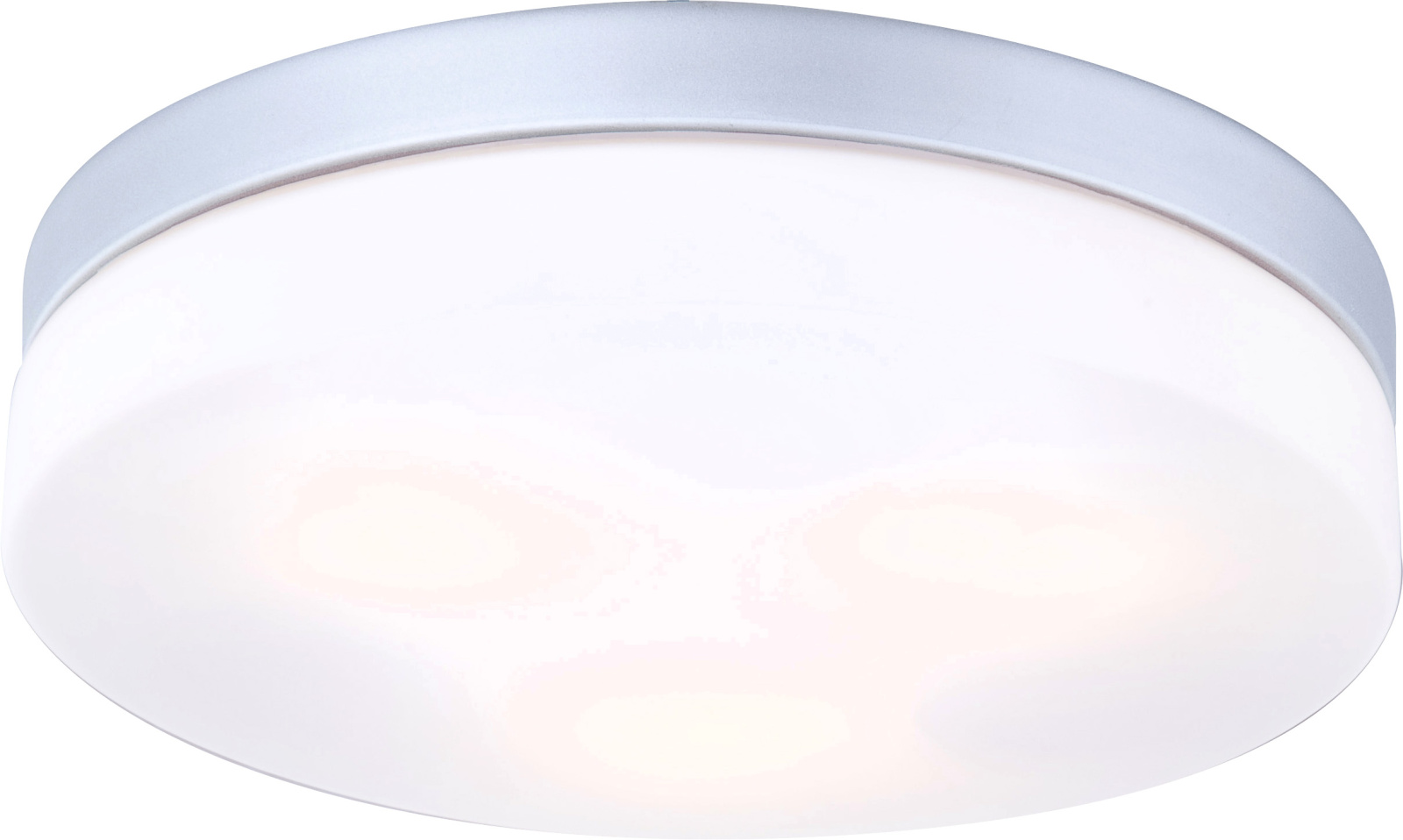 Globo Lighting Vranos venkovní nástěnné svítidlo 3x60 W stříbrná-opálové sklo 32113