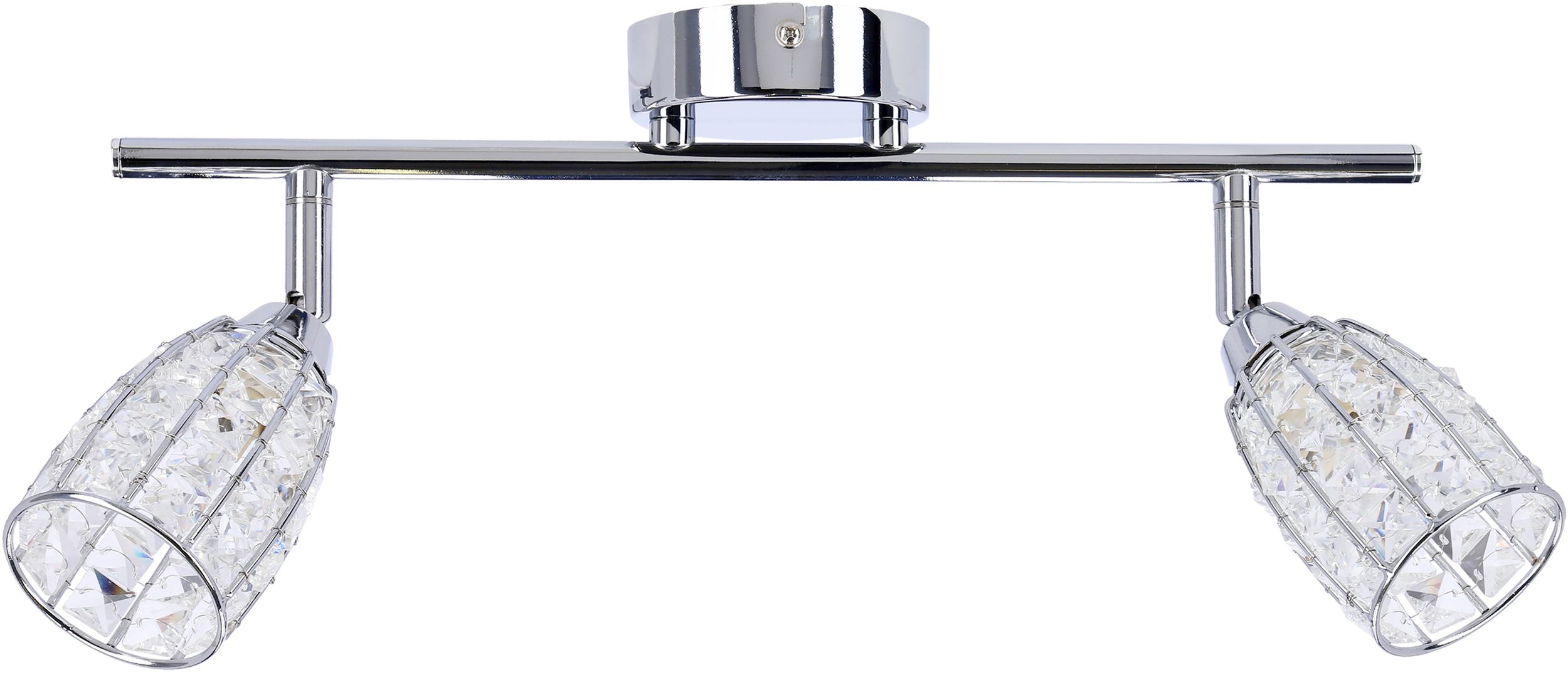 Candellux Shiba stropní světlo 2x15 W chrom-průhledná 92-13392