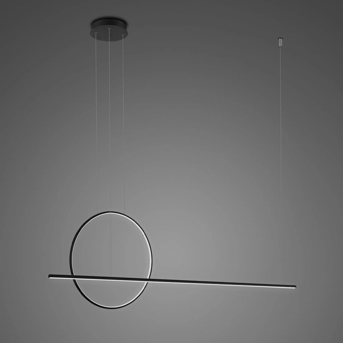 Altavola Design Linea závěsné svítidlo 2x39 W černá LA087/PX120_40_4k_39W_black