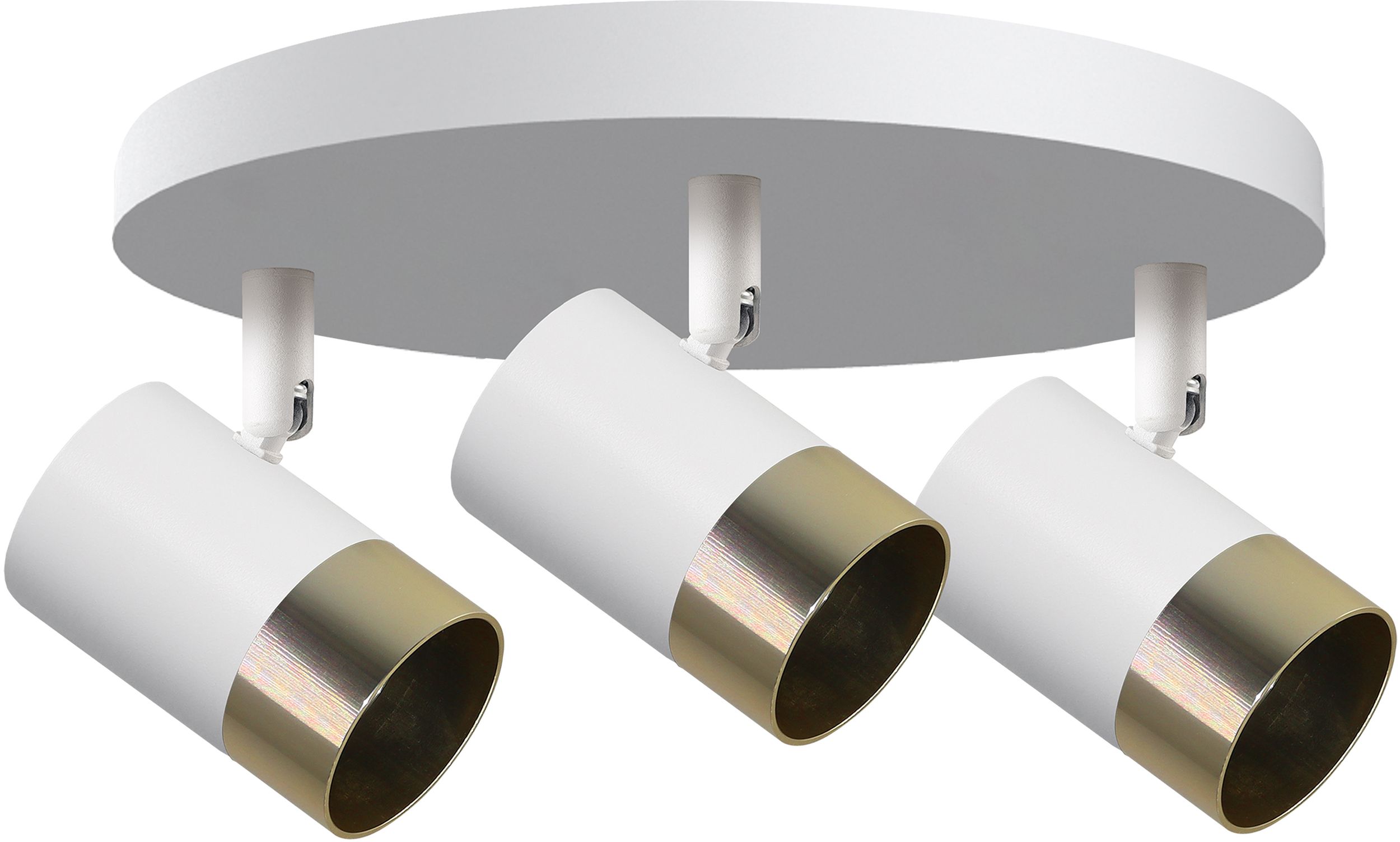 Candellux Tobi stropní světlo 3x15 W bílá-zlatá 98-27474