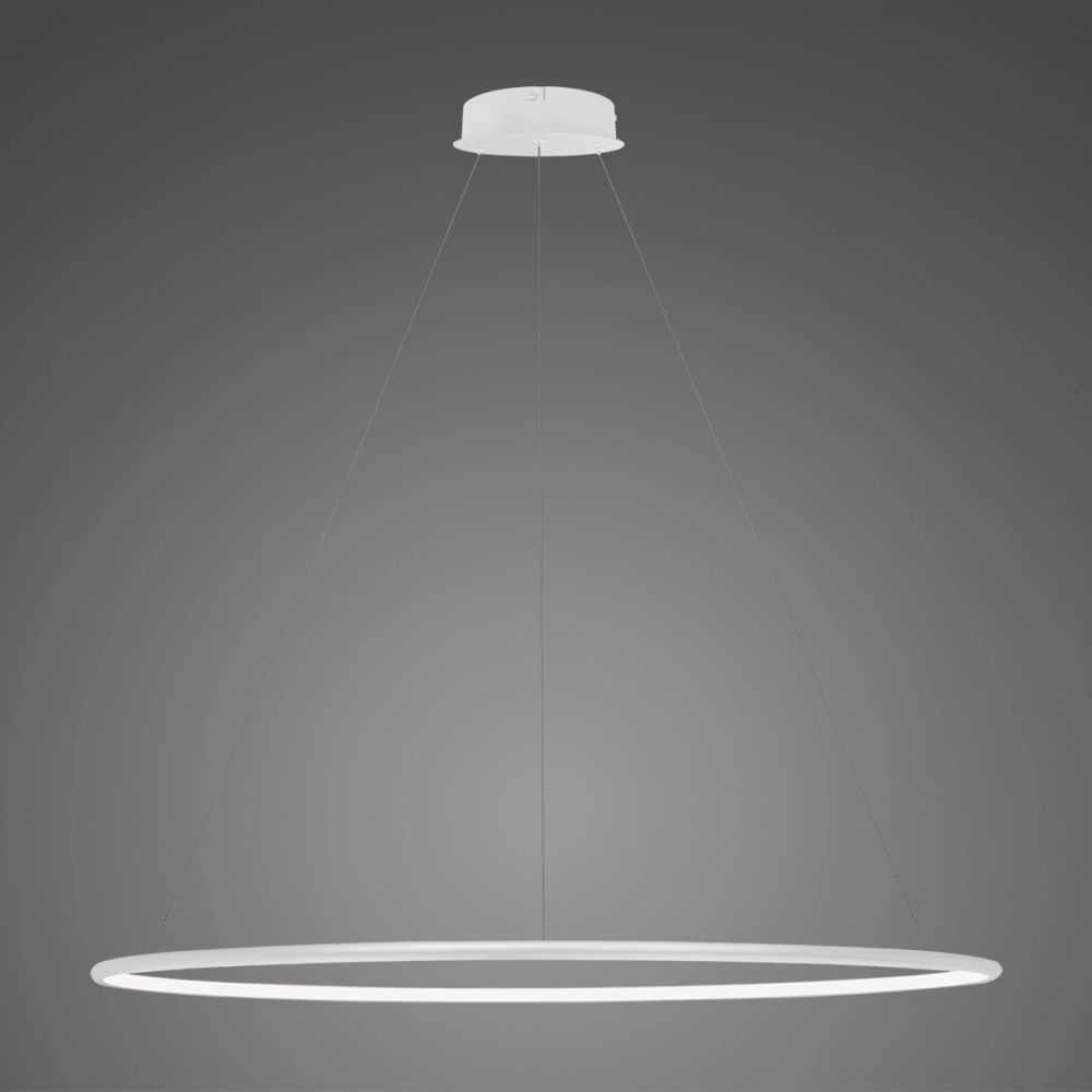 Altavola Design Ledowe Okręgi závěsné svítidlo 1x45 W bílá LA073/P_120_in_4k_white