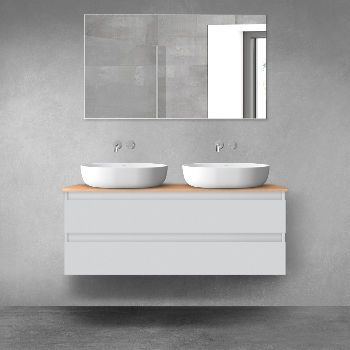 Sada skříňka Oltens Vernal 60019700, deska na skříňku Oltens Vernal 63007060