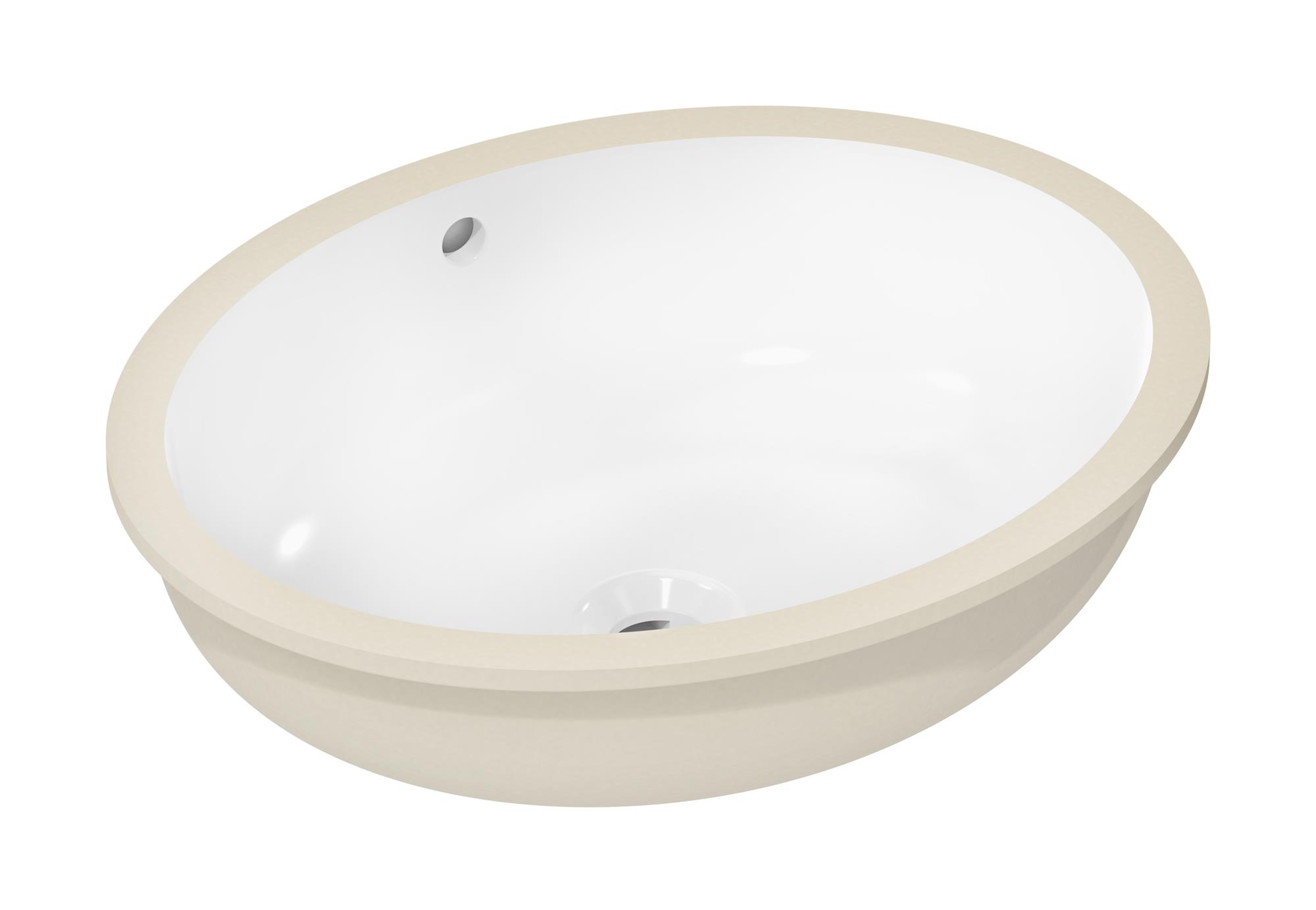 Hansgrohe Xuniva D umyvadlo 45x35 cm oválné pod pult bílá 60152450