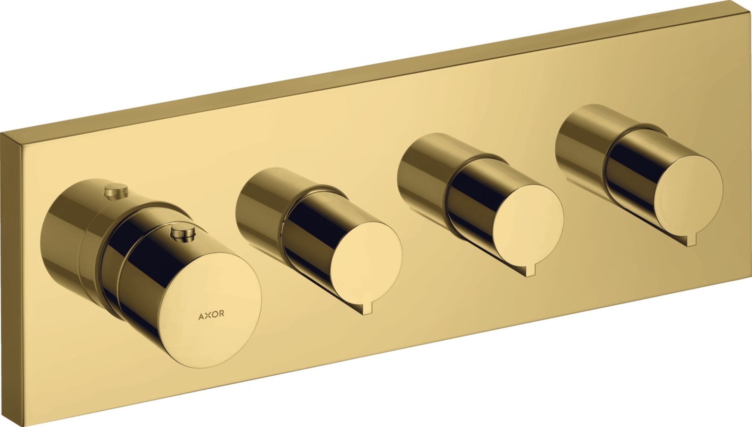 Axor ShowerSolutions vanová baterie pod omítku s termostatem zlatá 10751990
