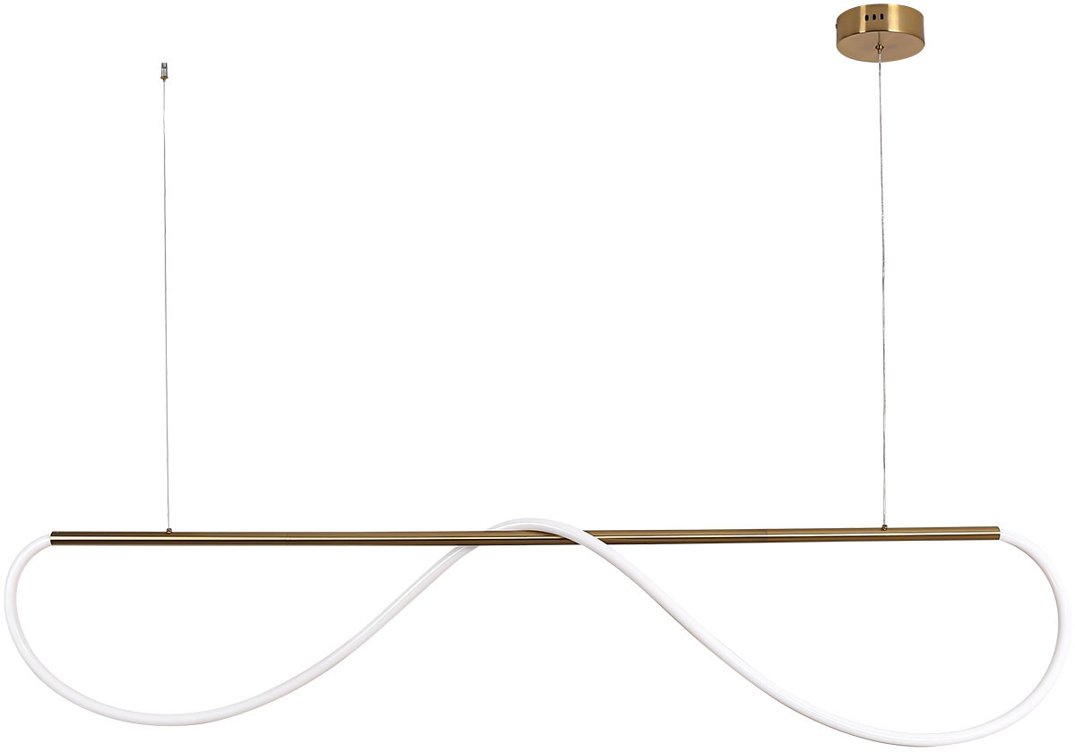 Light Prestige Meleca závěsné svítidlo 1x36 W bílá-zlatá LP-2345/1PM