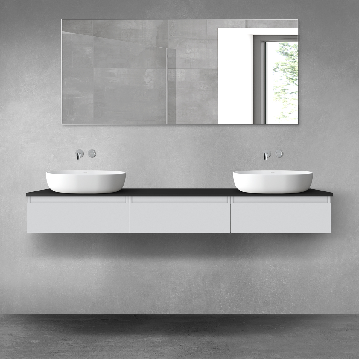 Sada skříňka Oltens Vernal 60009700, deska na skříňku Oltens Vernal 63009300