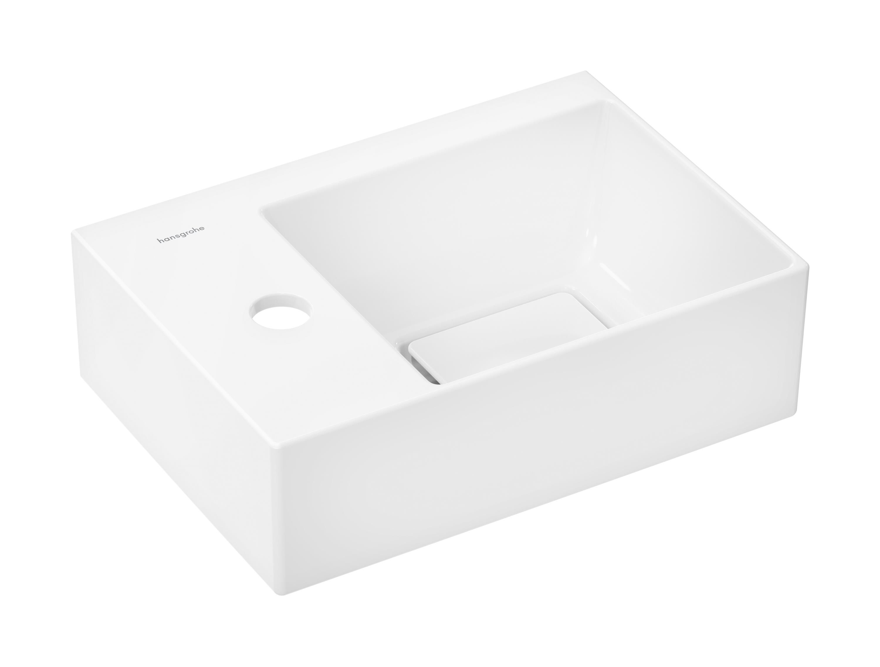 Hansgrohe Xevolos E umyvadlo 36x25 cm obdélníkový klasický-nábytkový bílá 61087450