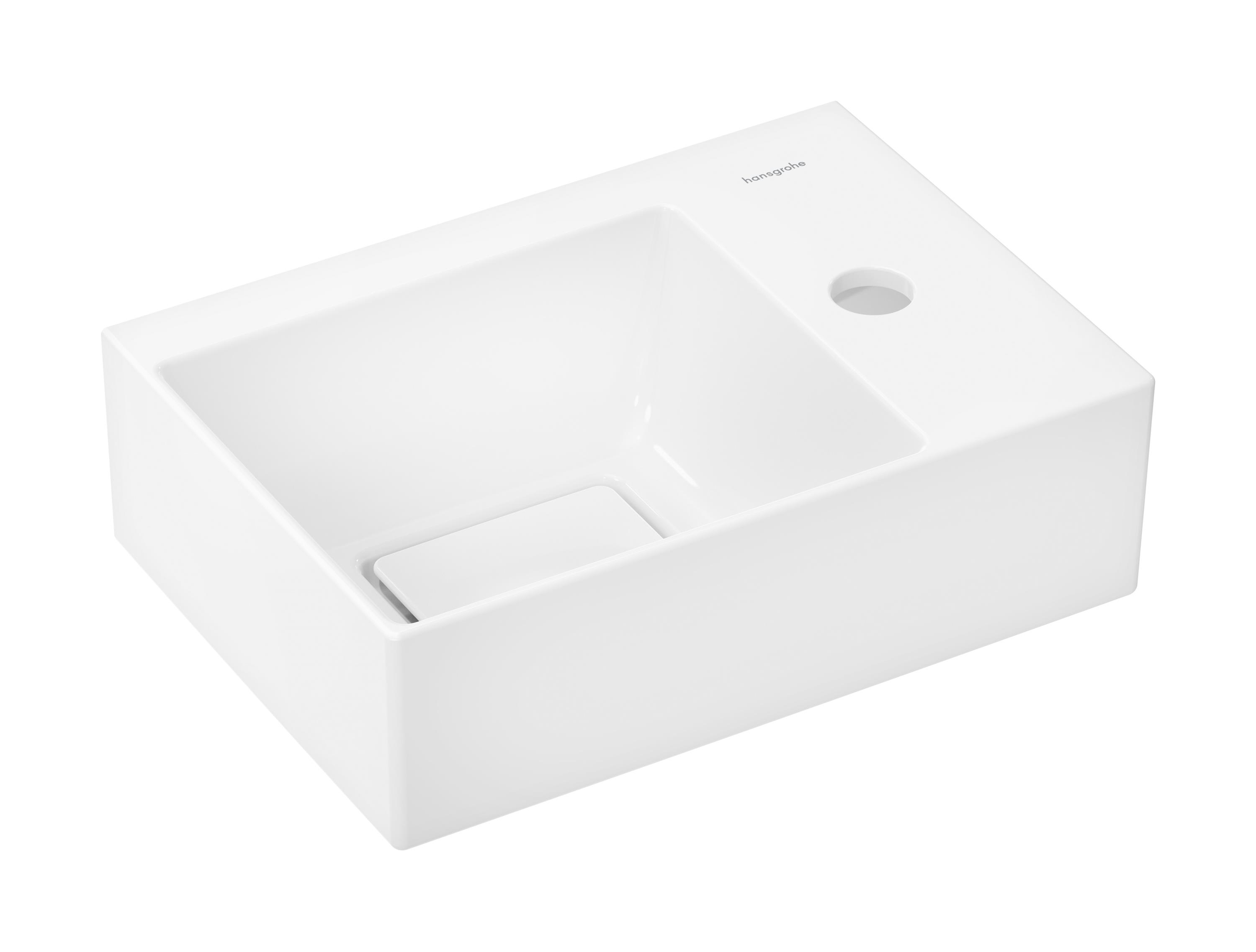 Hansgrohe Xevolos E umyvadlo 36x25 cm obdélníkový klasický-nábytkový bílá 61086450