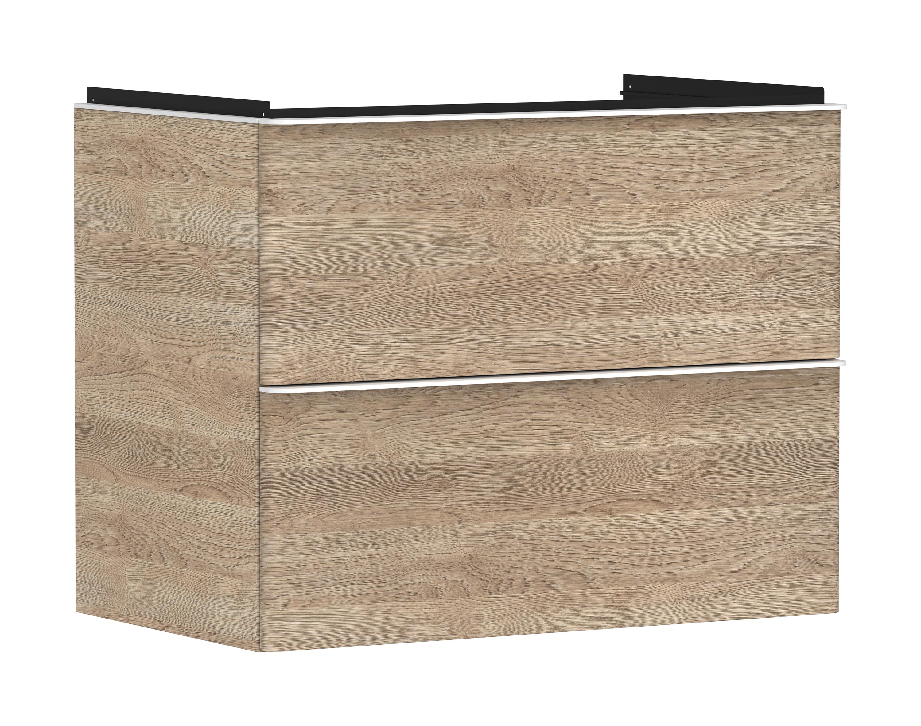Hansgrohe Xelu Q skříňka 78x49.5x60.5 cm pod umyvadlo závěsná bílá-dub 54029700