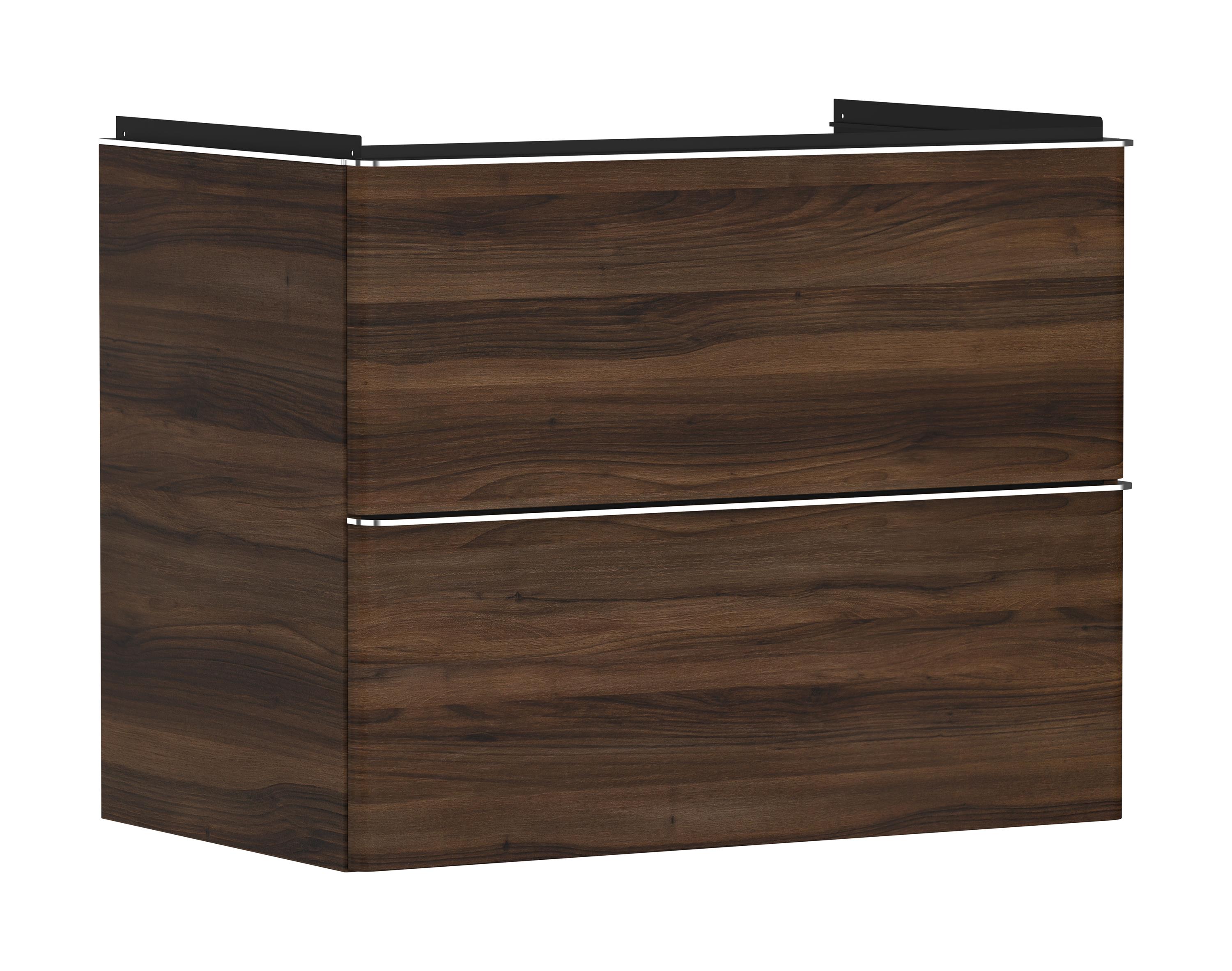 Hansgrohe Xelu Q skříňka 78x49.5x60.5 cm pod umyvadlo závěsná ořechová-chrom 54030000
