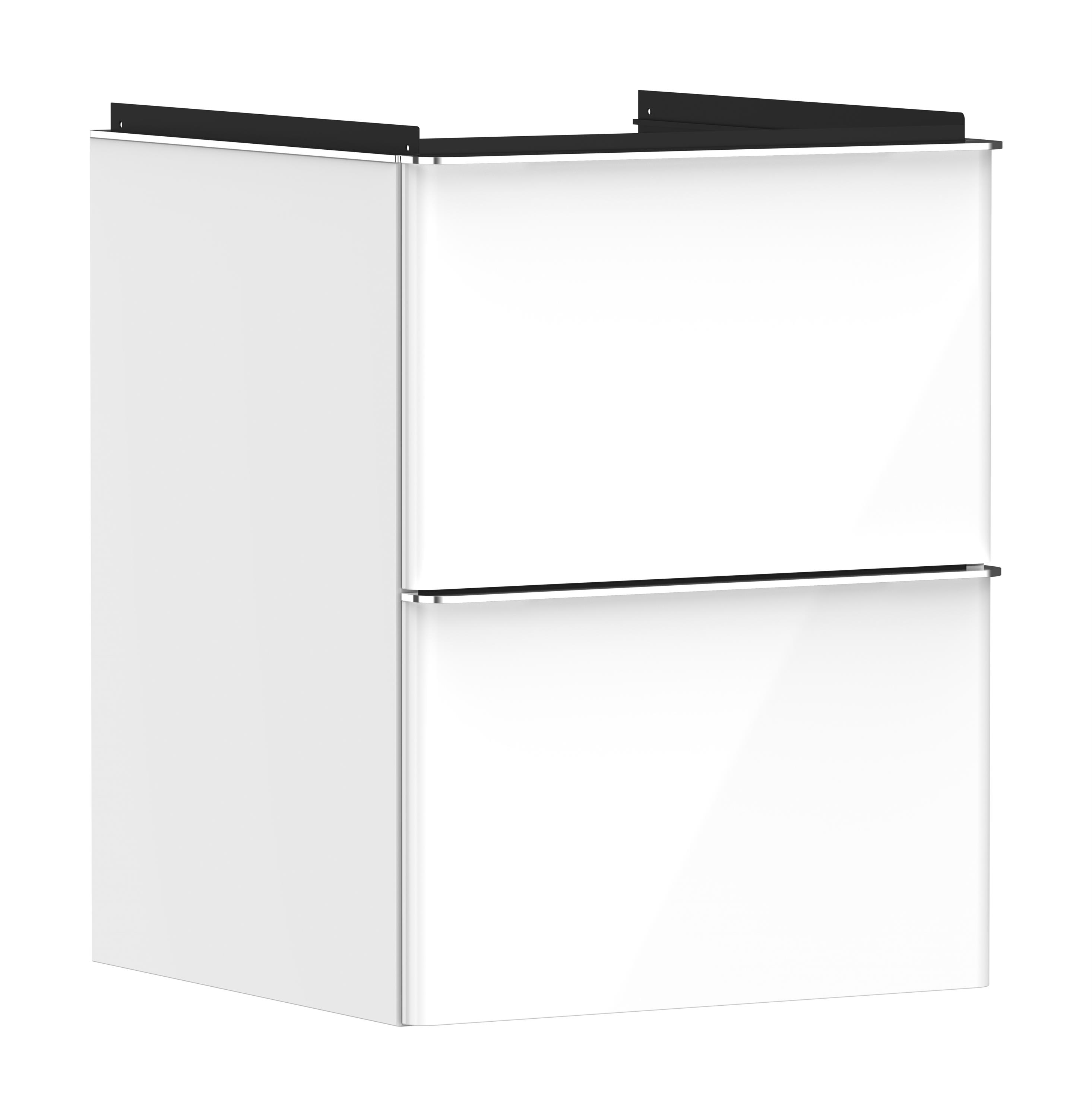 Hansgrohe Xelu Q skříňka 48x49.5x60.5 cm pod umyvadlo závěsná bílá-chrom 54019000