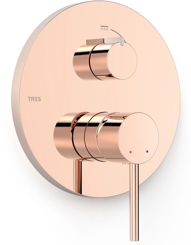 Tres Selection vanová baterie pod omítku zlatá 26228110OR