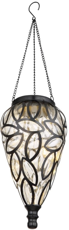 Globo Lighting Solar solární závěsné svítidlo 1x0.06 W černá 36131