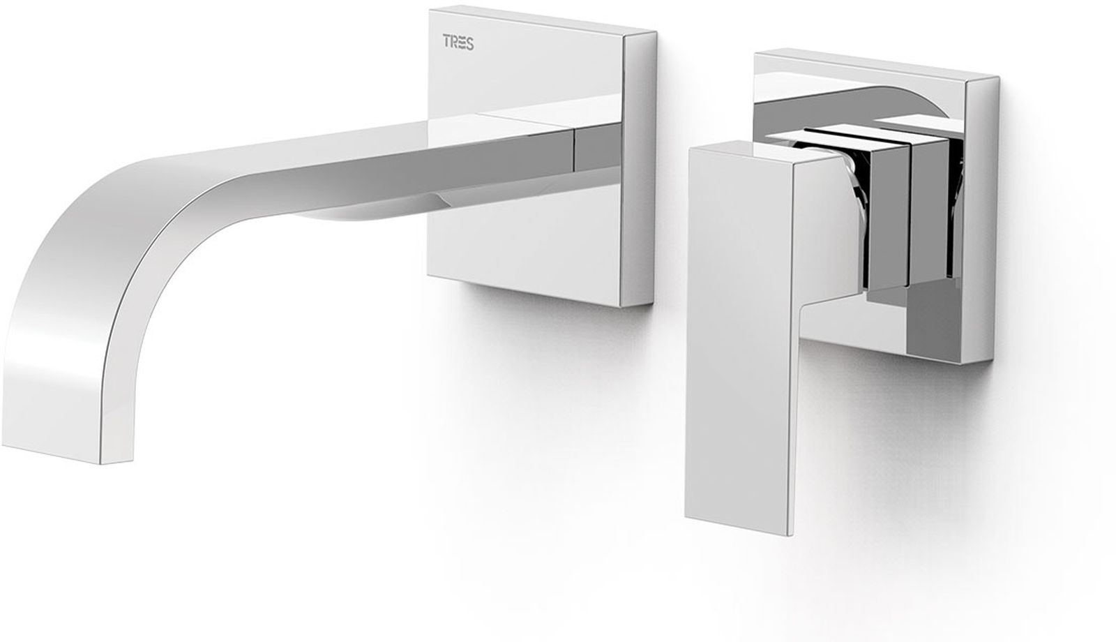 Tres Cuadro-Tres umyvadlová baterie pod omítku chrom 00630021